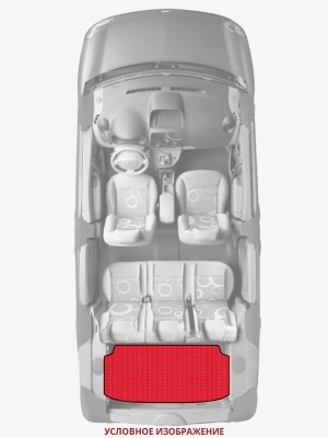 ЭВА коврики «Queen Lux» багажник для Suzuki Solio